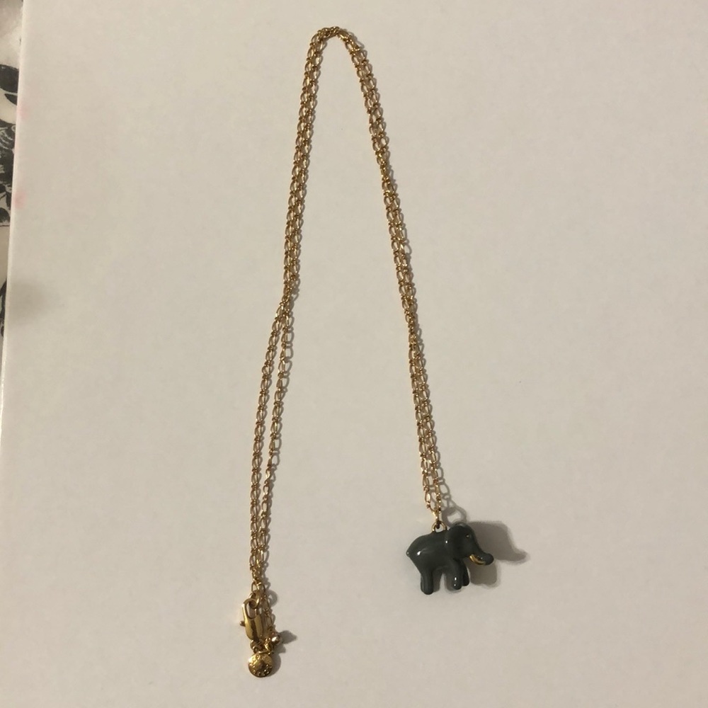 J. Crew Factory Elephant Necklace